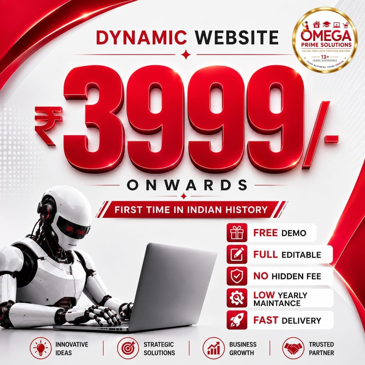 Website Development Offer 005 - Omega Prime Solutions, IT Company Wayanad