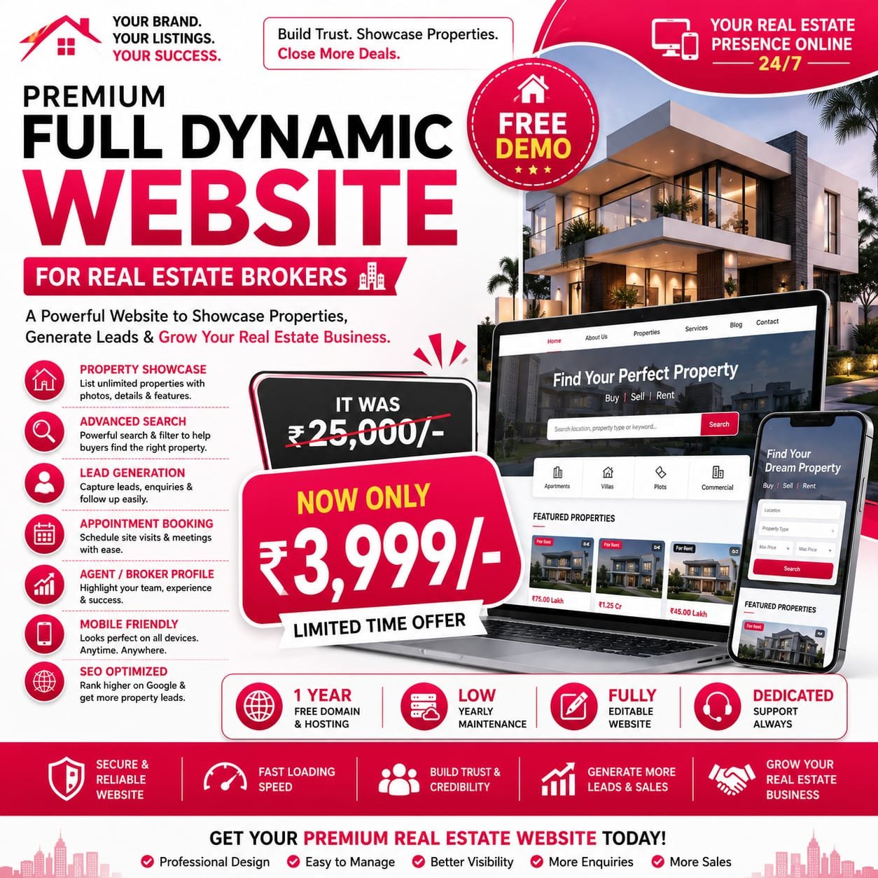 Website Development Offer 008 - Omega Prime Solutions, IT Company Wayanad