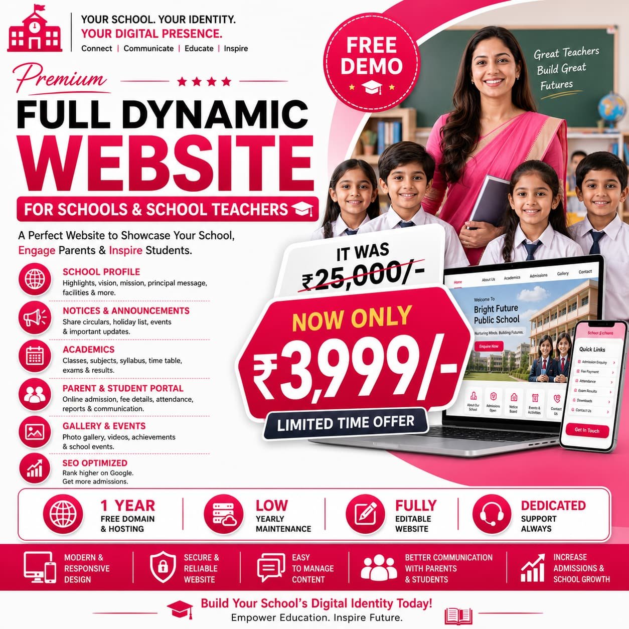 Website Development Offer 010 - Omega Prime Solutions, IT Company Wayanad