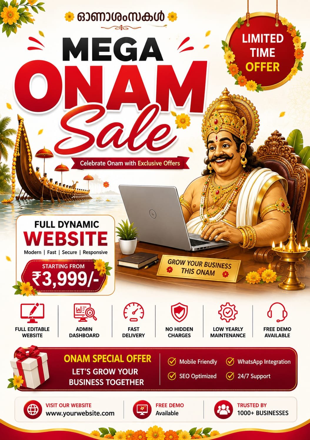 Website Development Offer 016 - Omega Prime Solutions, IT Company Wayanad
