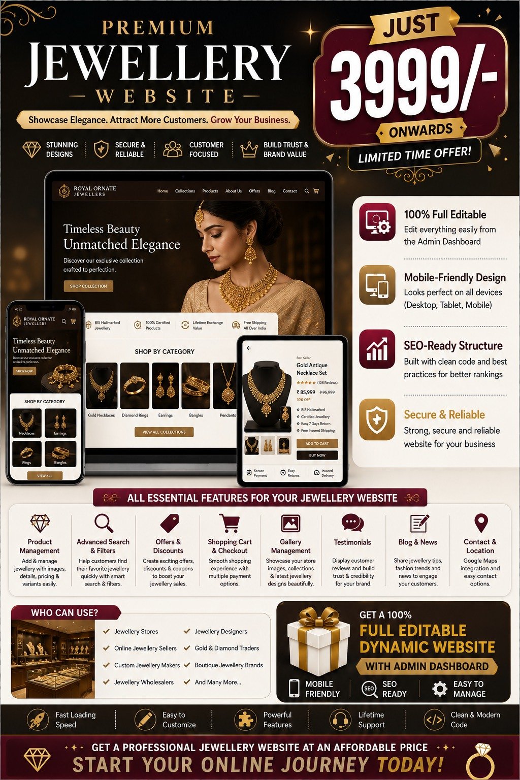 Dyanamic Websites Offer 005 - Omega Prime Solutions, IT Company Wayanad