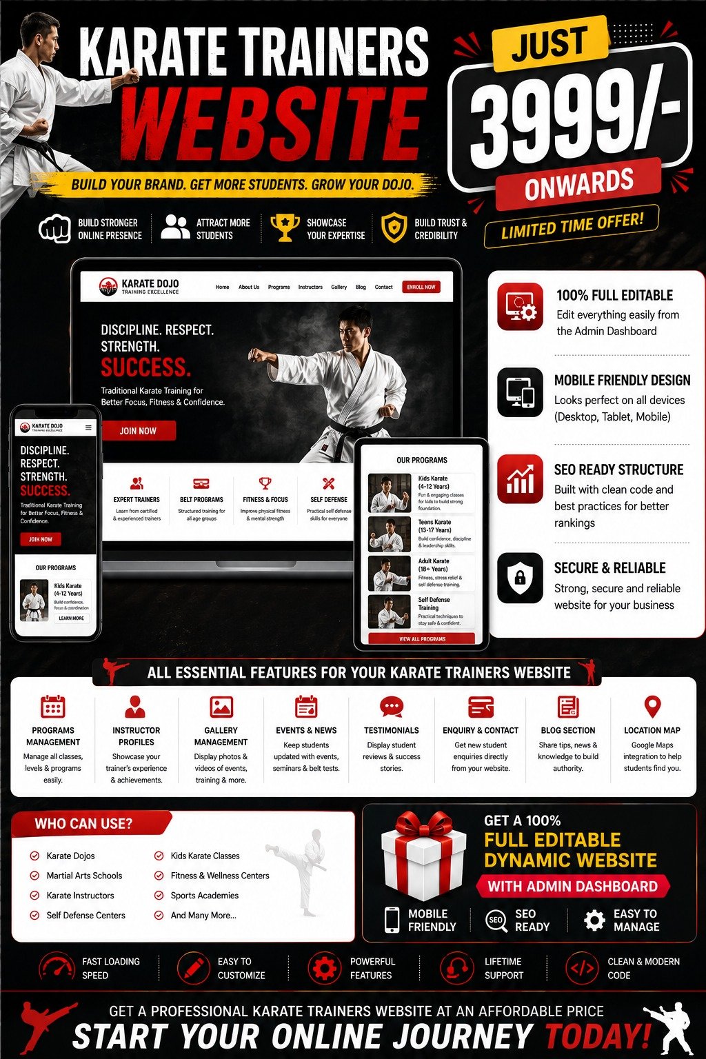 Dyanamic Websites Offer 015 - Omega Prime Solutions, IT Company Wayanad