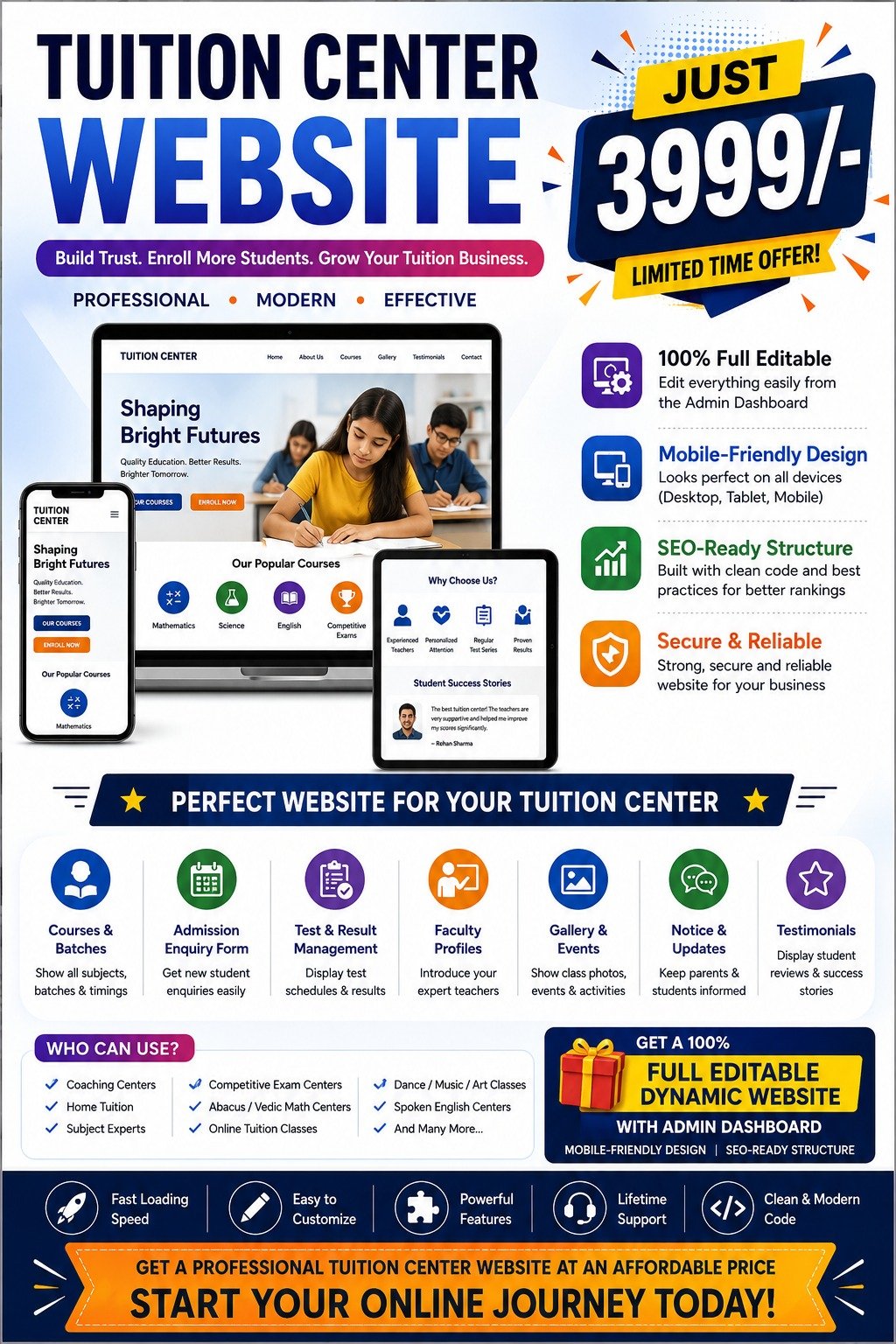 Dyanamic Websites Offer 018 - IT Company Kerala